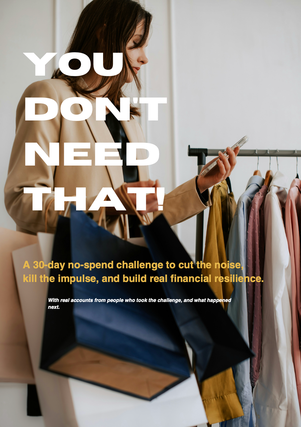 You don't need that!